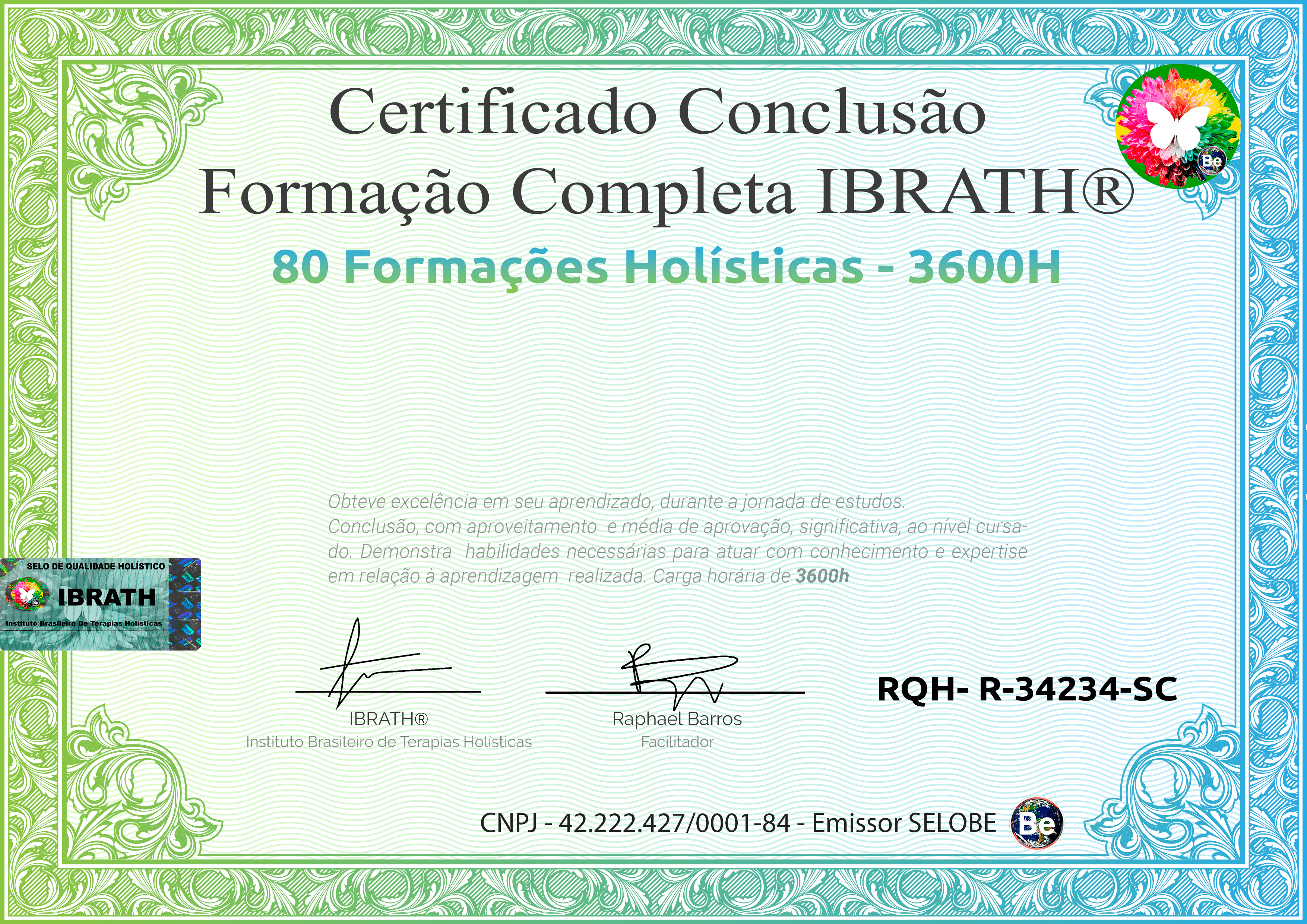 Terapias integrativas e complementares - IBRATH Instituto Brasileiro de Terapias Holísticas Curso Online, Formações Online, mais vendidos, todos